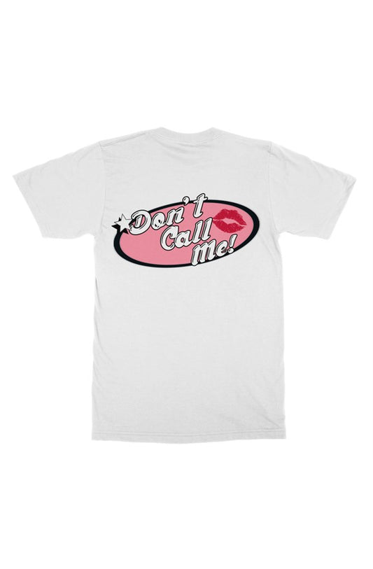 MILROSE "DON'T CALL ME" PINK LOGO T SHIRT