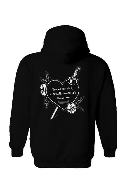 Milrose "ABOUT ME" Black Hoodie