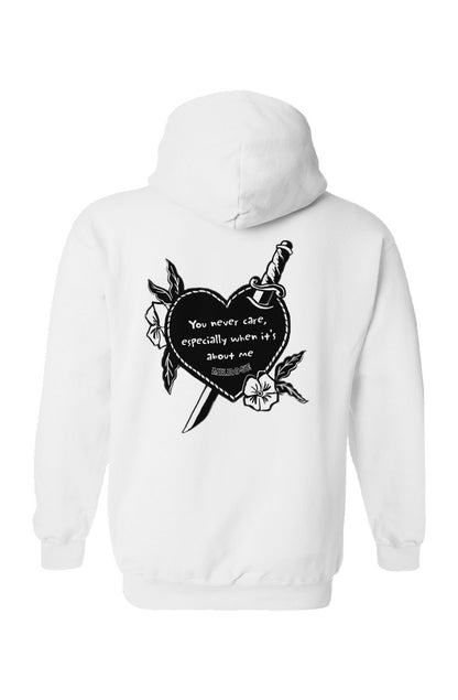 Milrose "ABOUT ME" White Hoodie