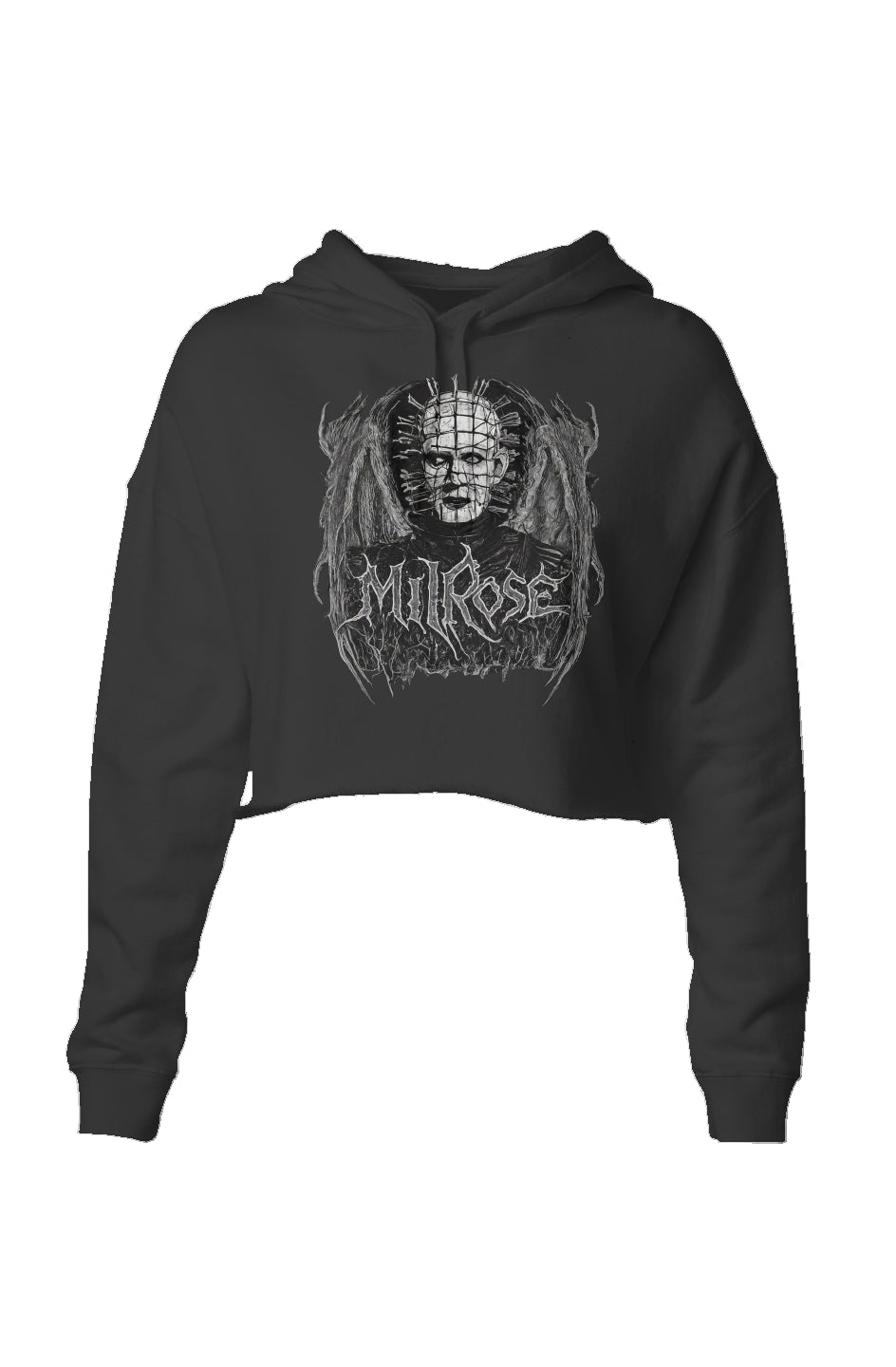 MILROSE "PINHEAD" CROPPED HOODIE