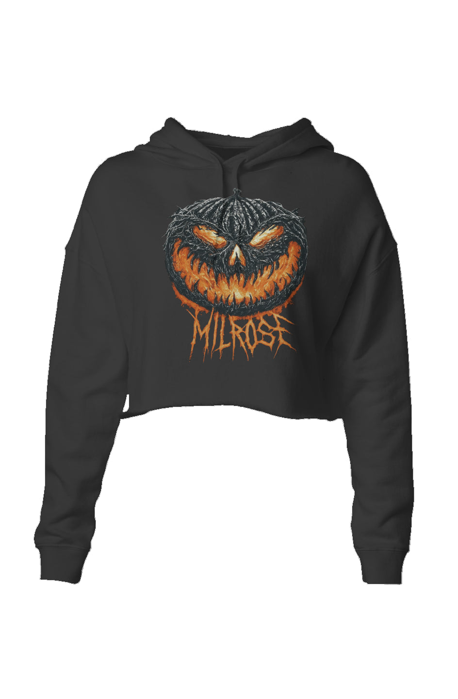 MILROSE "PUMPKIN" CROPPED HOODIE